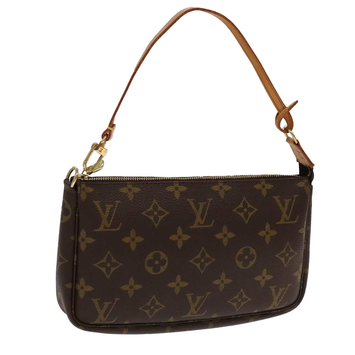 LOUIS VUITTON Monogram Pochette Accessoires Pouch M51980 LV 97908