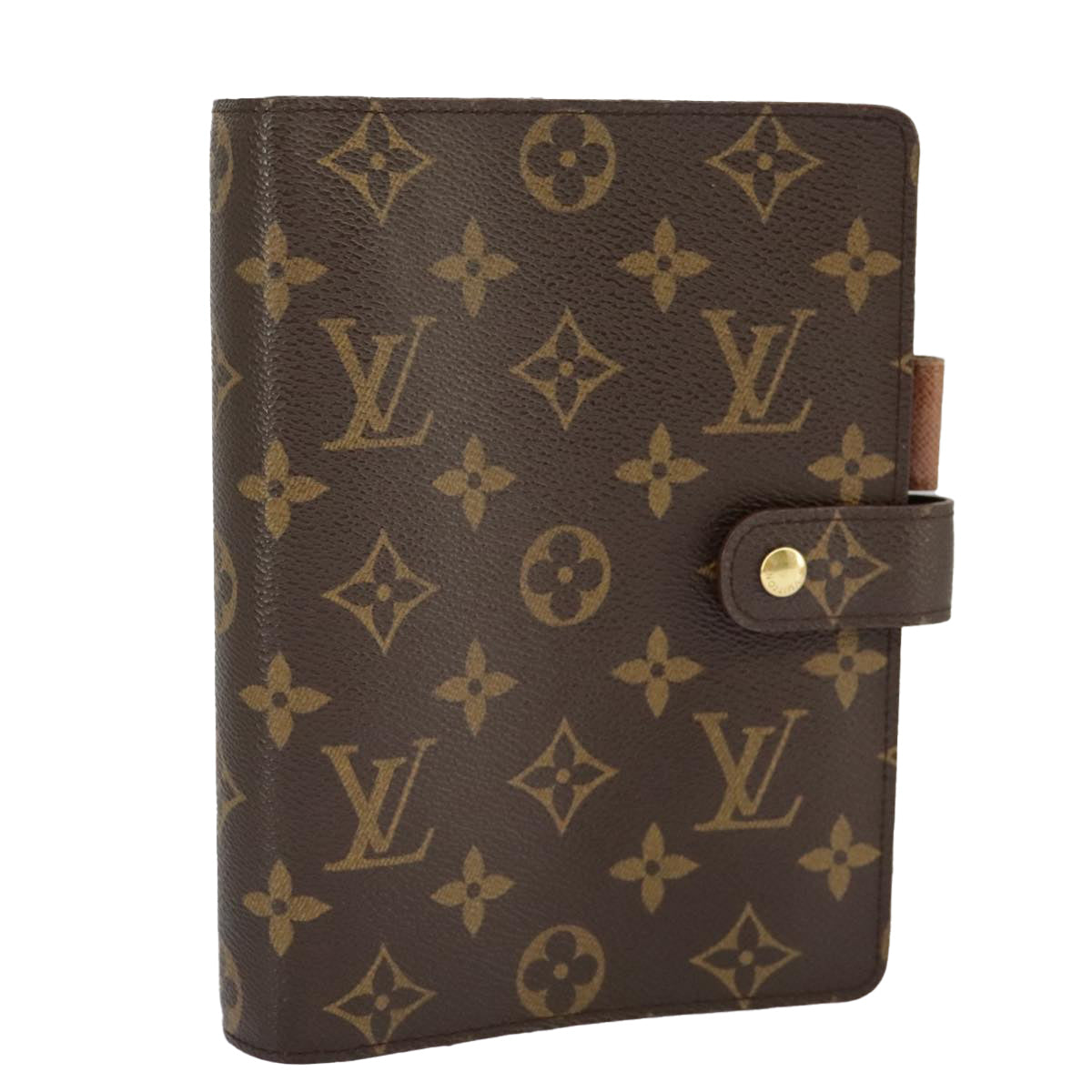 LOUIS VUITTON Monogram Agenda MM Day Planner Cover R20105 LV 97909