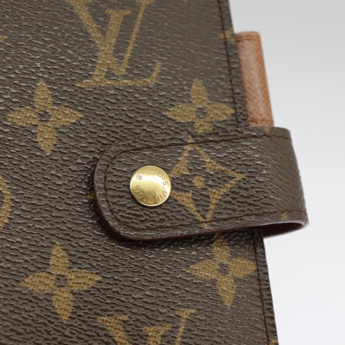 LOUIS VUITTON Monogram Agenda MM Day Planner Cover R20105 LV 97909