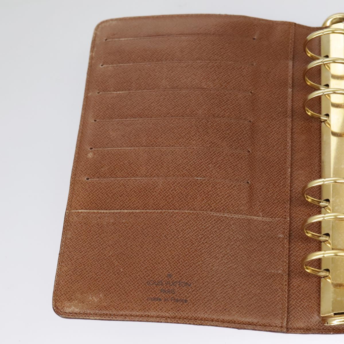 LOUIS VUITTON Monogram Agenda MM Day Planner Cover R20105 LV 97909