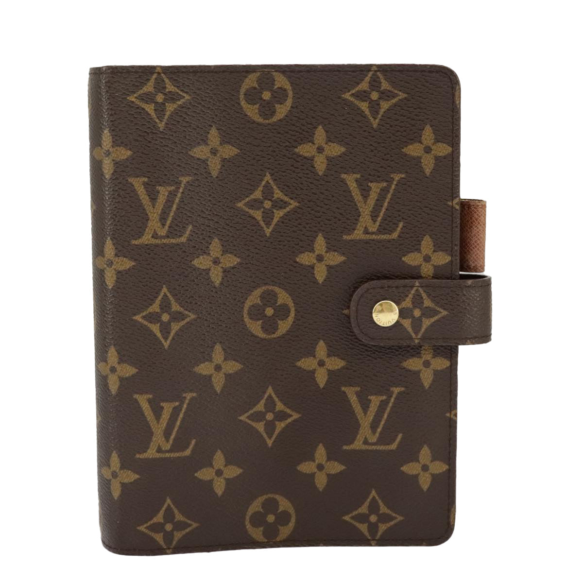 LOUIS VUITTON Monogram Agenda MM Day Planner Cover R20105 LV 97909