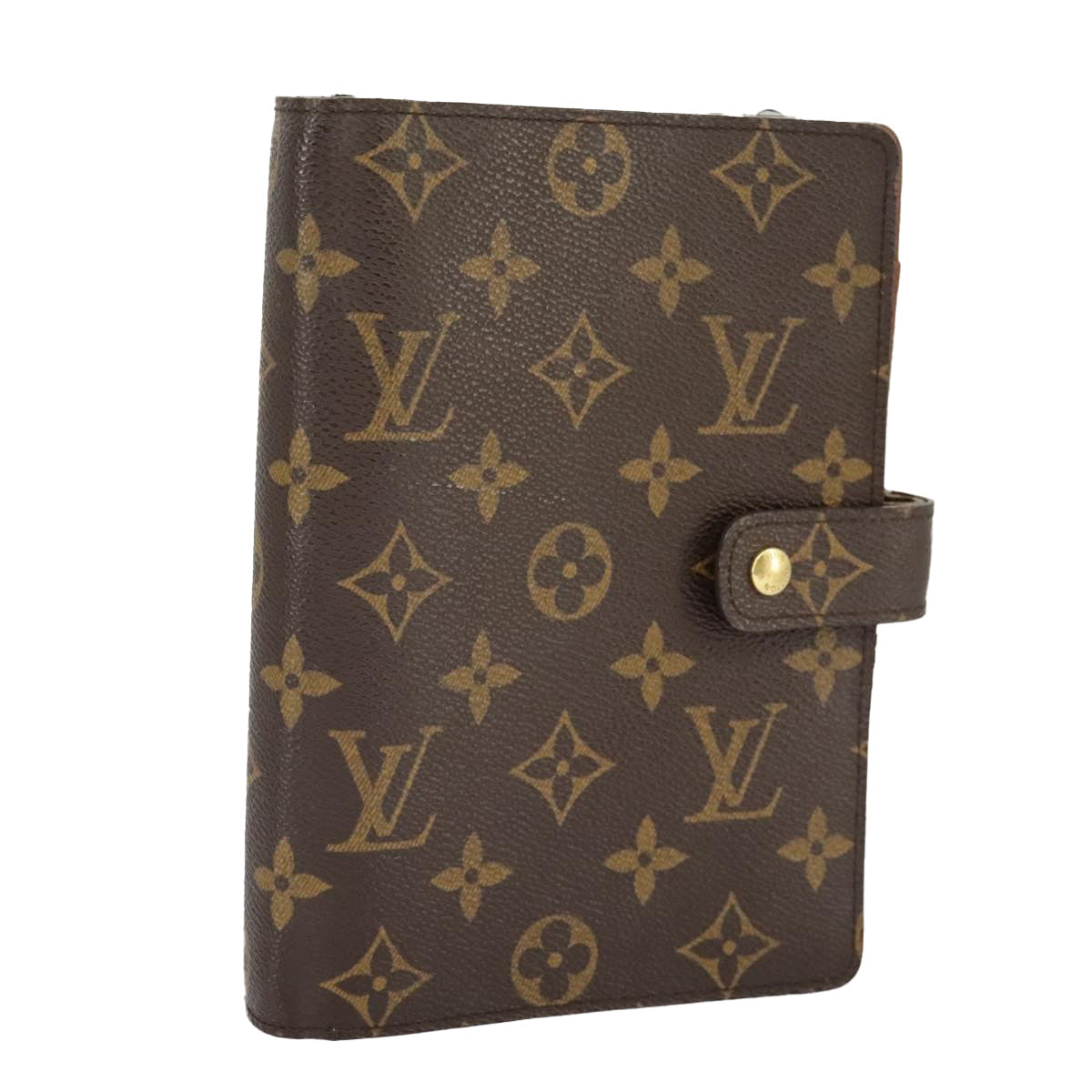LOUIS VUITTON Monogram Agenda MM Day Planner Cover R20105 LV 97910