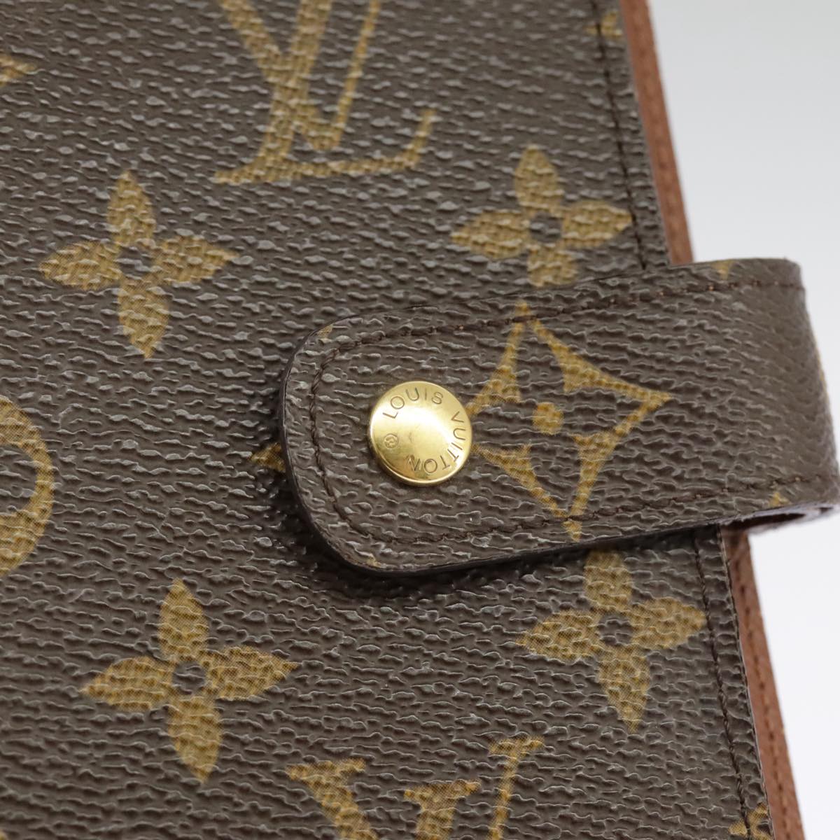 LOUIS VUITTON Monogram Agenda MM Day Planner Cover R20105 LV 97910