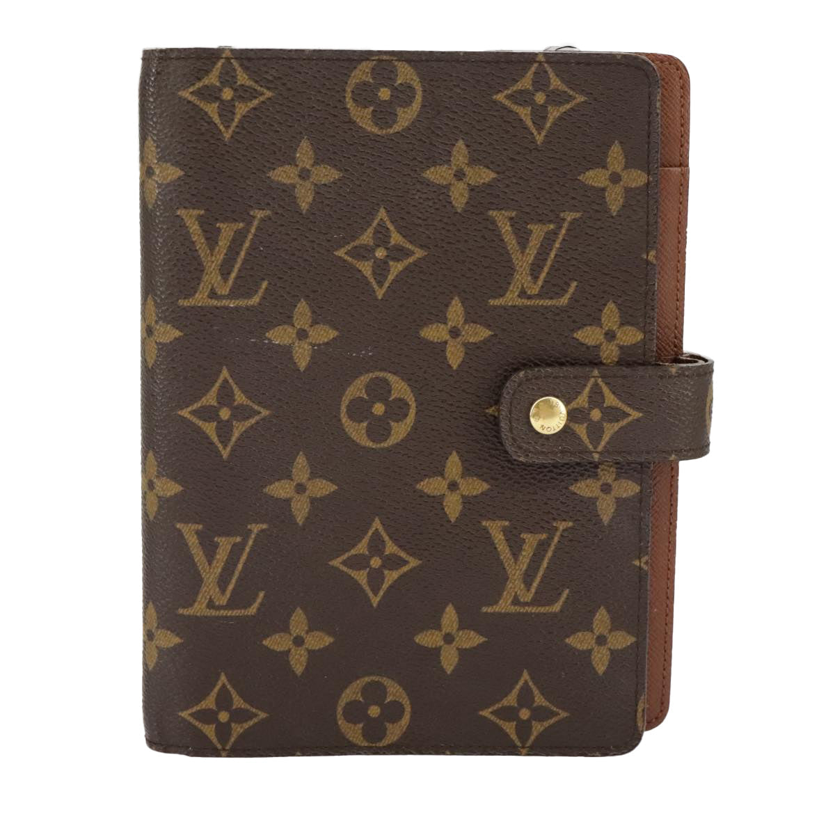 LOUIS VUITTON Monogram Agenda MM Day Planner Cover R20105 LV 97910