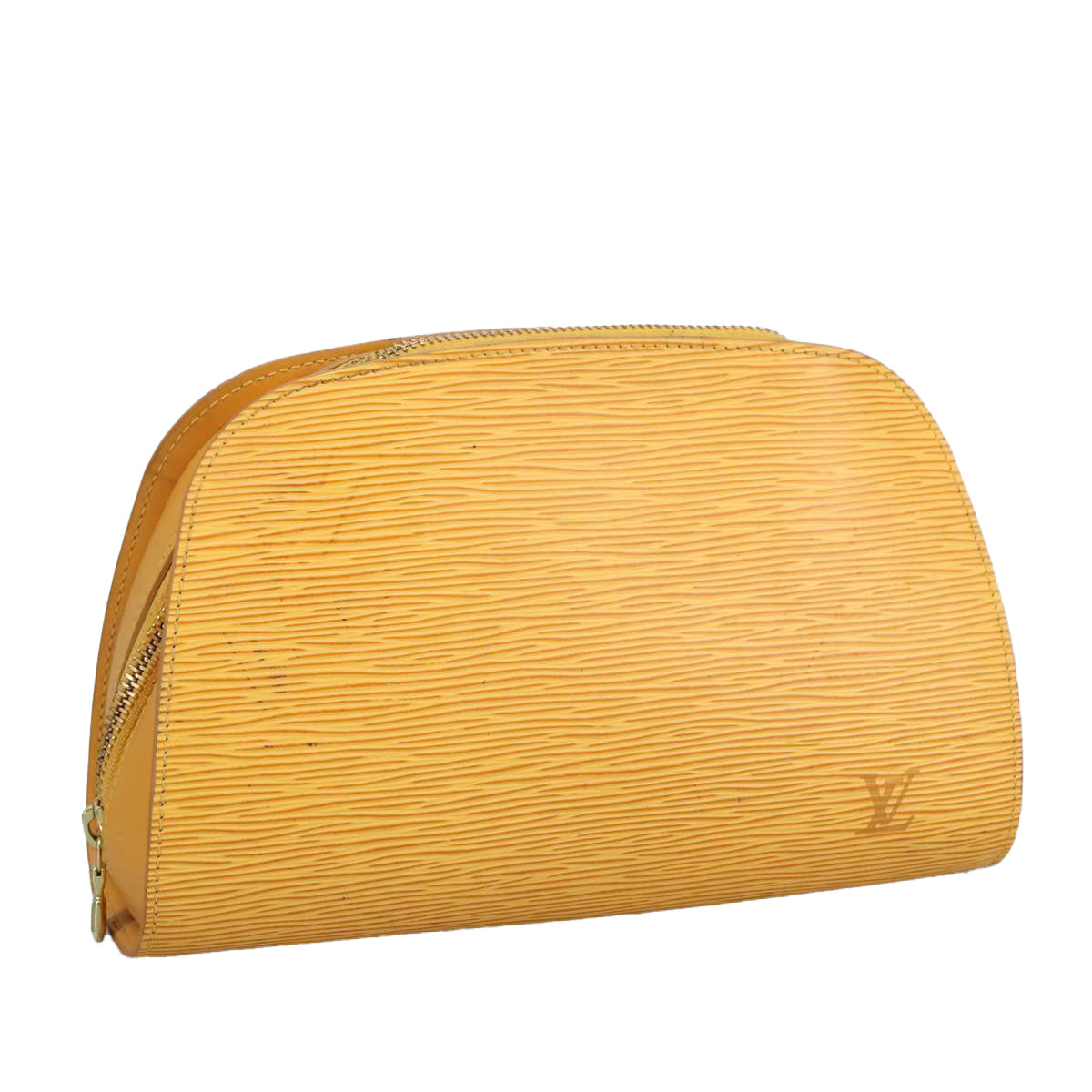 LOUIS VUITTON Epi Dauphine GM Pouch Yellow LV 97922
