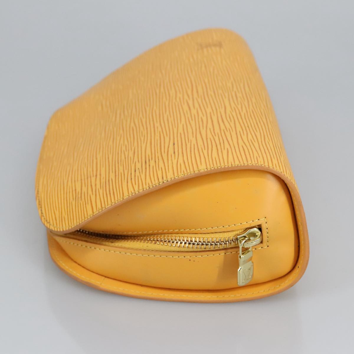 LOUIS VUITTON Epi Dauphine GM Pouch Yellow LV 97922
