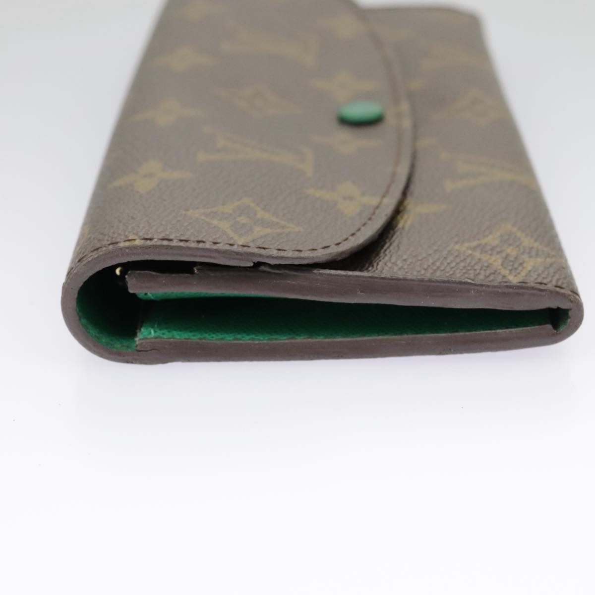 LOUIS VUITTON Monogram Portefeuille Emilie Long Wallet Green M60137 97933