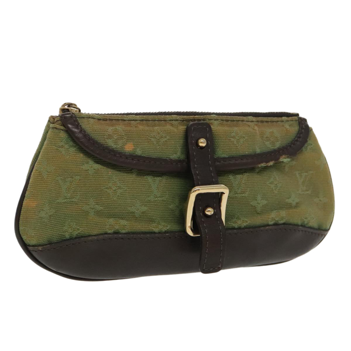 LOUIS VUITTON Monogram Mini Ansophie Pouch Pouch Khaki M92698 LV 97941