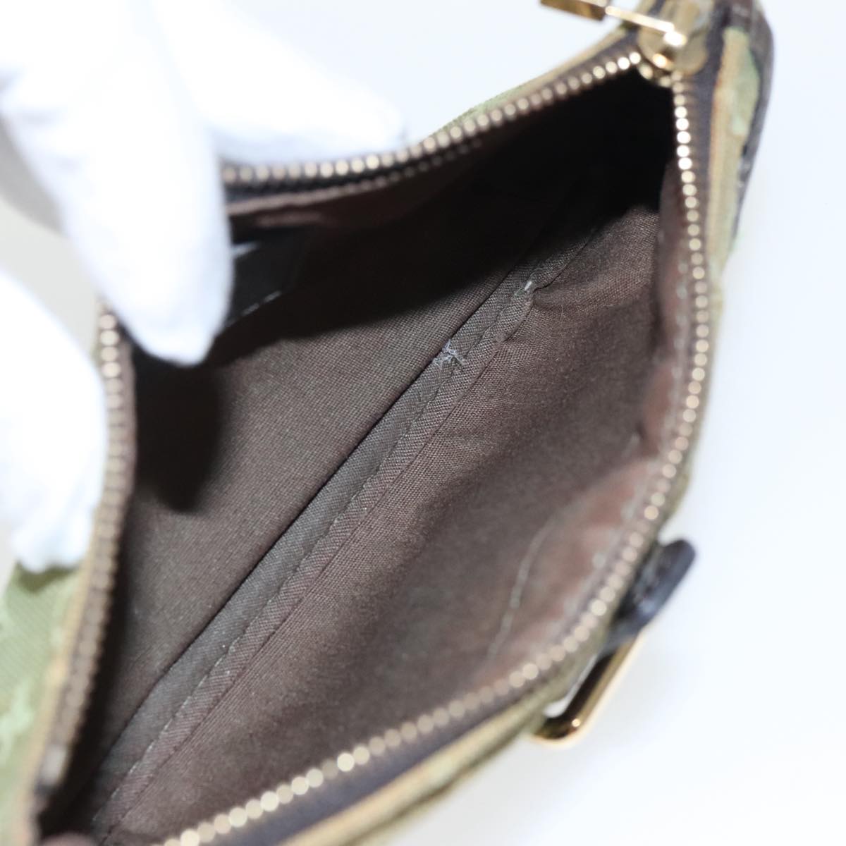 LOUIS VUITTON Monogram Mini Ansophie Pouch Pouch Khaki M92698 LV 97941