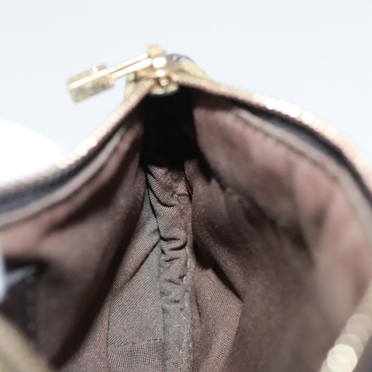 LOUIS VUITTON Monogram Mini Ansophie Pouch Pouch Khaki M92698 LV 97941