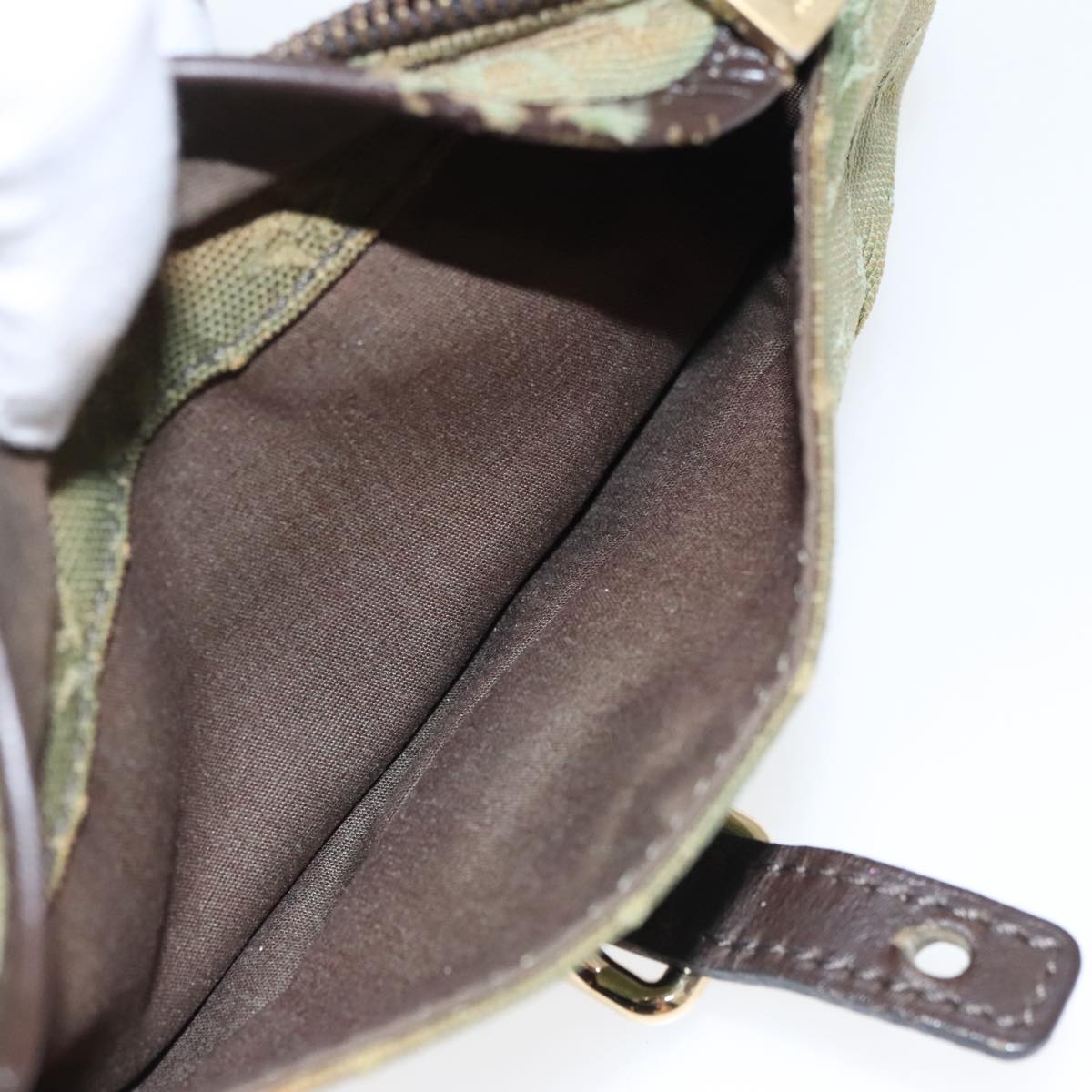 LOUIS VUITTON Monogram Mini Ansophie Pouch Pouch Khaki M92698 LV 97941