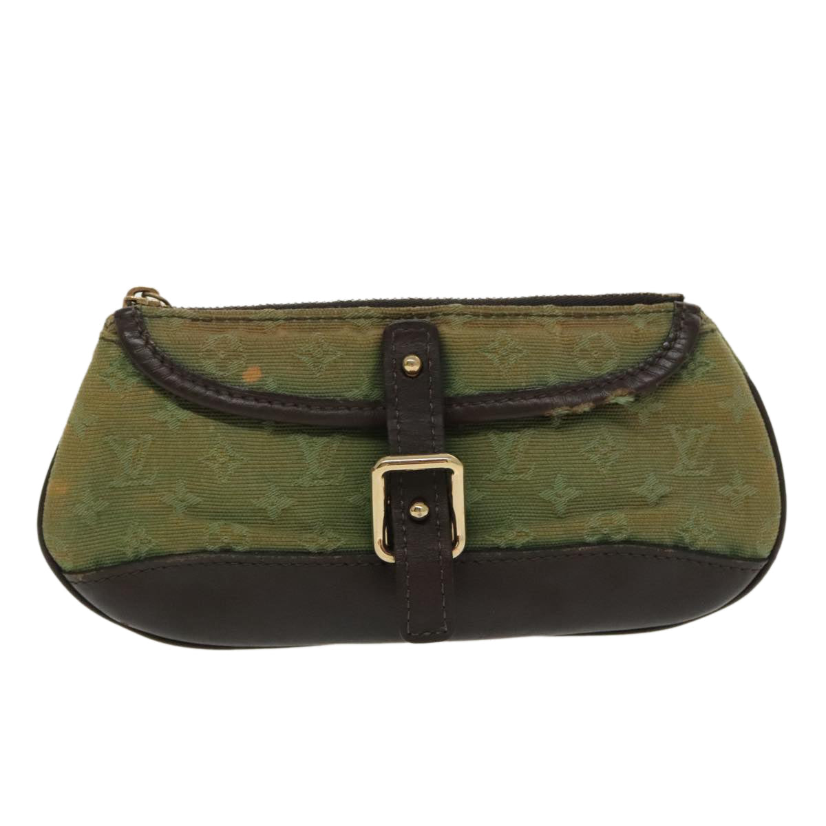 LOUIS VUITTON Monogram Mini Ansophie Pouch Pouch Khaki M92698 LV 97941