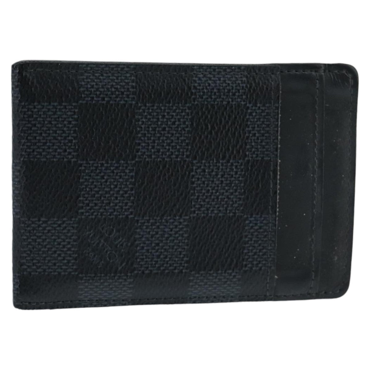 LOUIS VUITTON Damier Cobalt Porte Cartes Pans Money Clip N63217 LV 97944