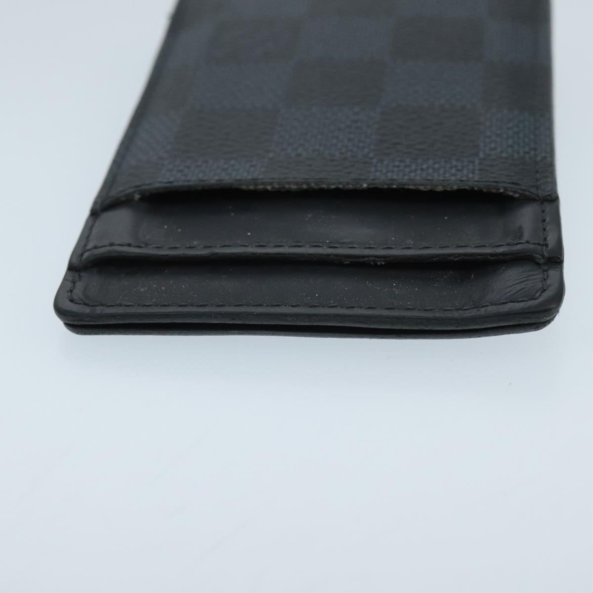 LOUIS VUITTON Damier Cobalt Porte Cartes Pans Money Clip N63217 LV 97944