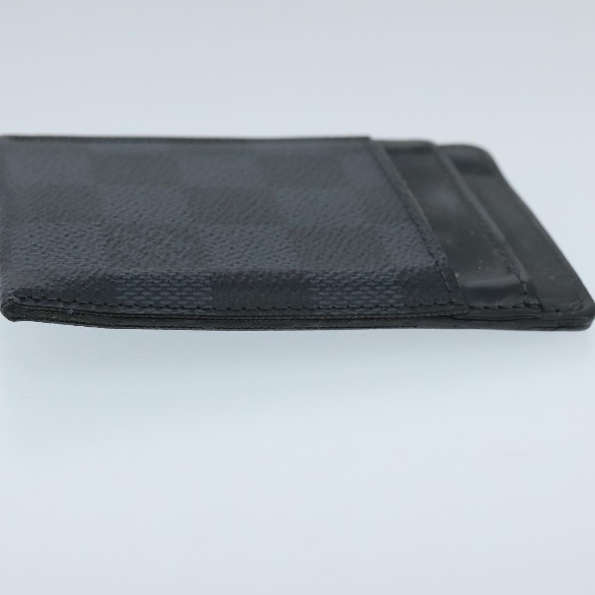 LOUIS VUITTON Damier Cobalt Porte Cartes Pans Money Clip N63217 LV 97944
