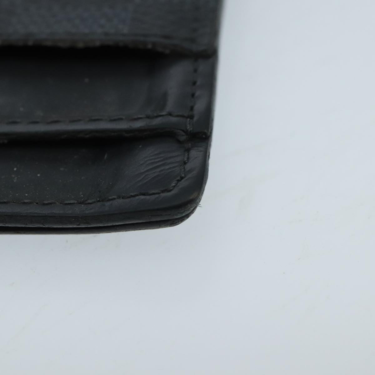 LOUIS VUITTON Damier Cobalt Porte Cartes Pans Money Clip N63217 LV 97944