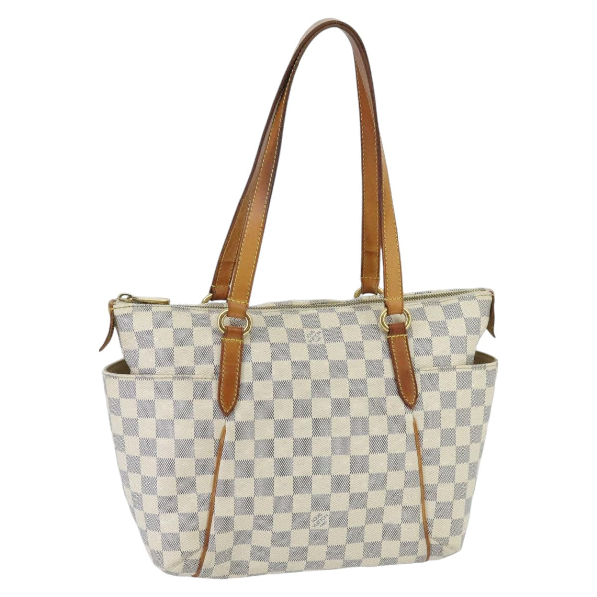 LOUIS VUITTON Damier Azur Totally MM Tote Bag N51262 LV 97958