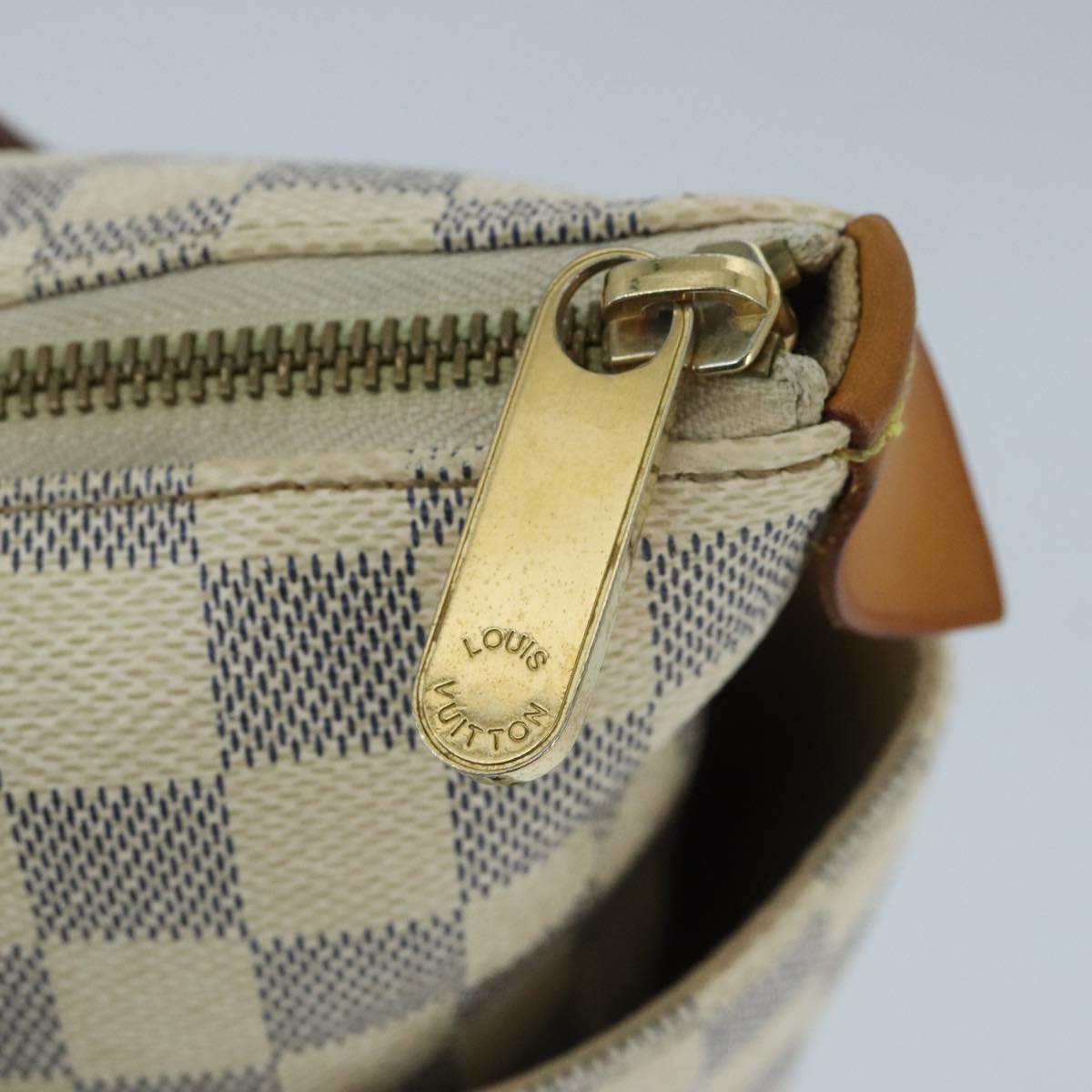 LOUIS VUITTON Damier Azur Totally MM Tote Bag N51262 LV 97958