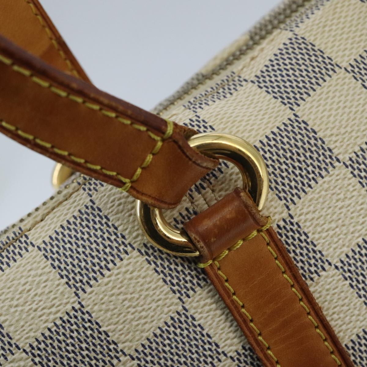 LOUIS VUITTON Damier Azur Totally MM Tote Bag N51262 LV 97958