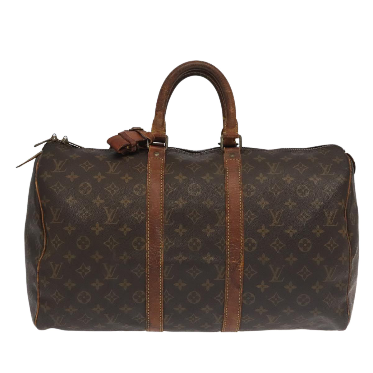 LOUIS VUITTON Monogram Keepall 45 Boston Bag M41428 LV 97962