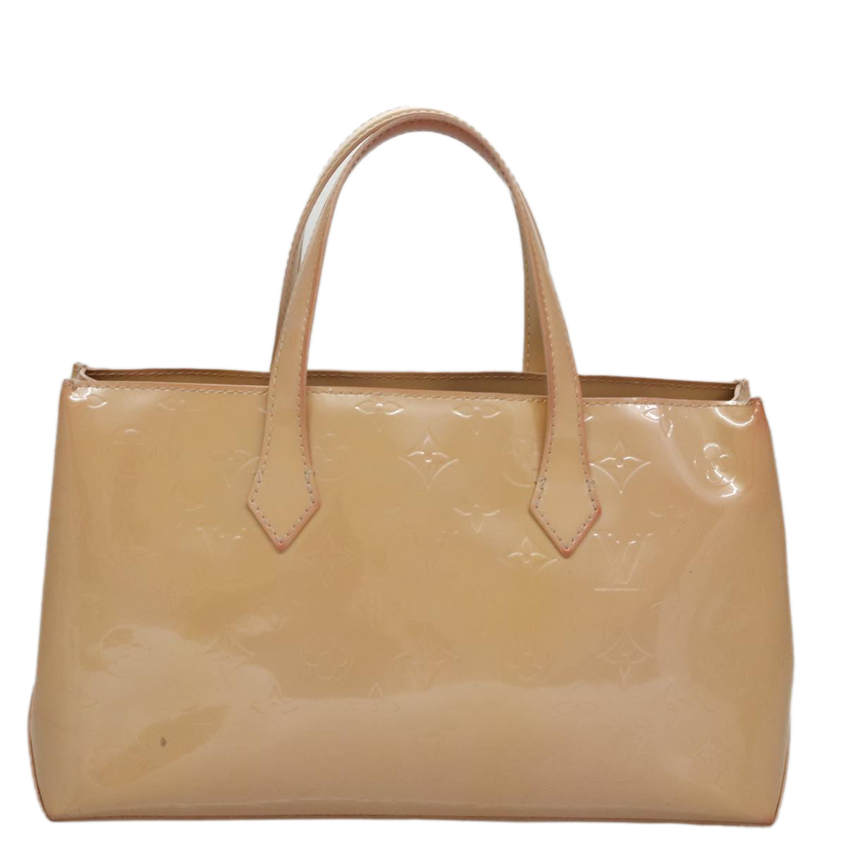 LOUIS VUITTON Monogram Vernis Wilshire PM Bag Broncorail M91452 LV 97975