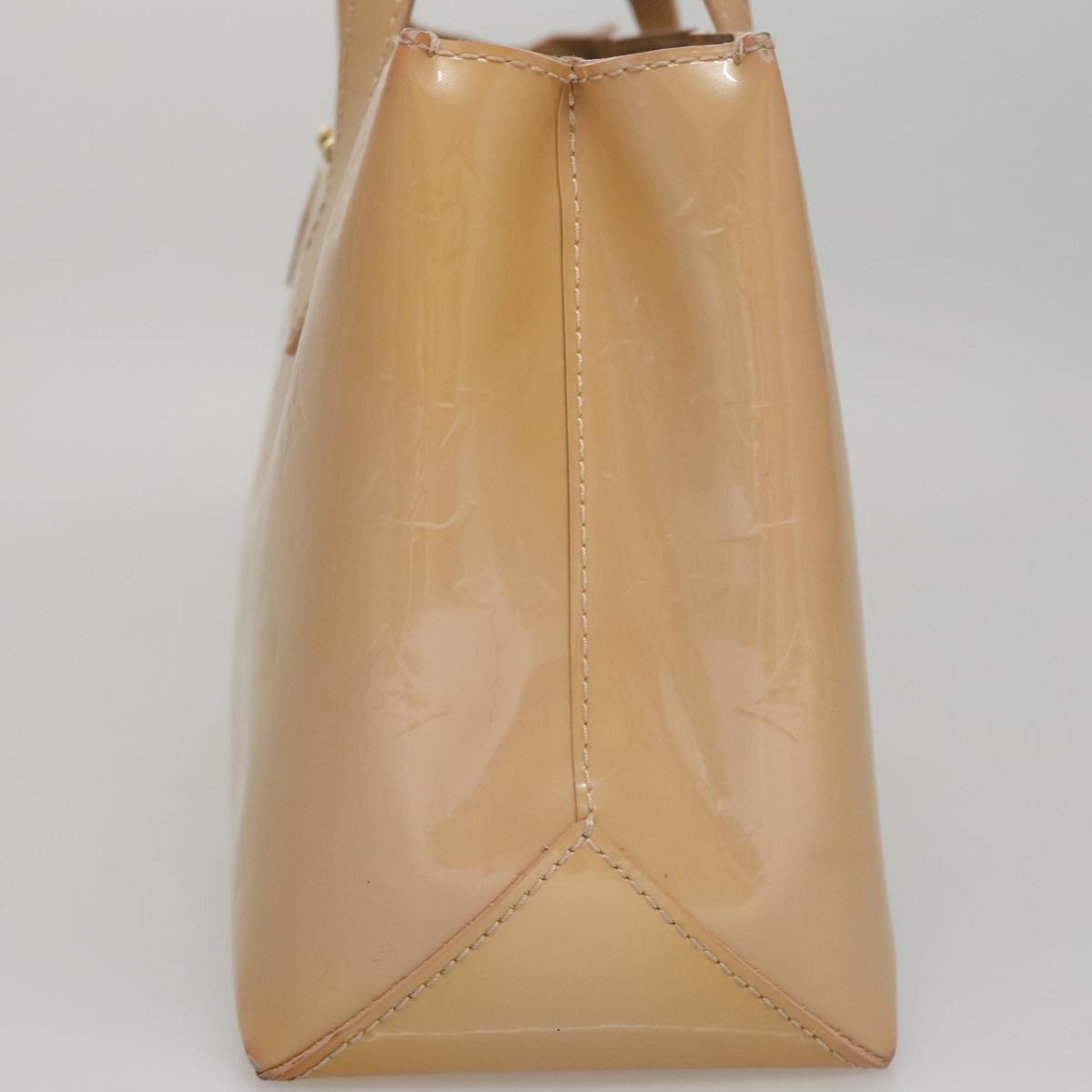 LOUIS VUITTON Monogram Vernis Wilshire PM Bag Broncorail M91452 LV 97975