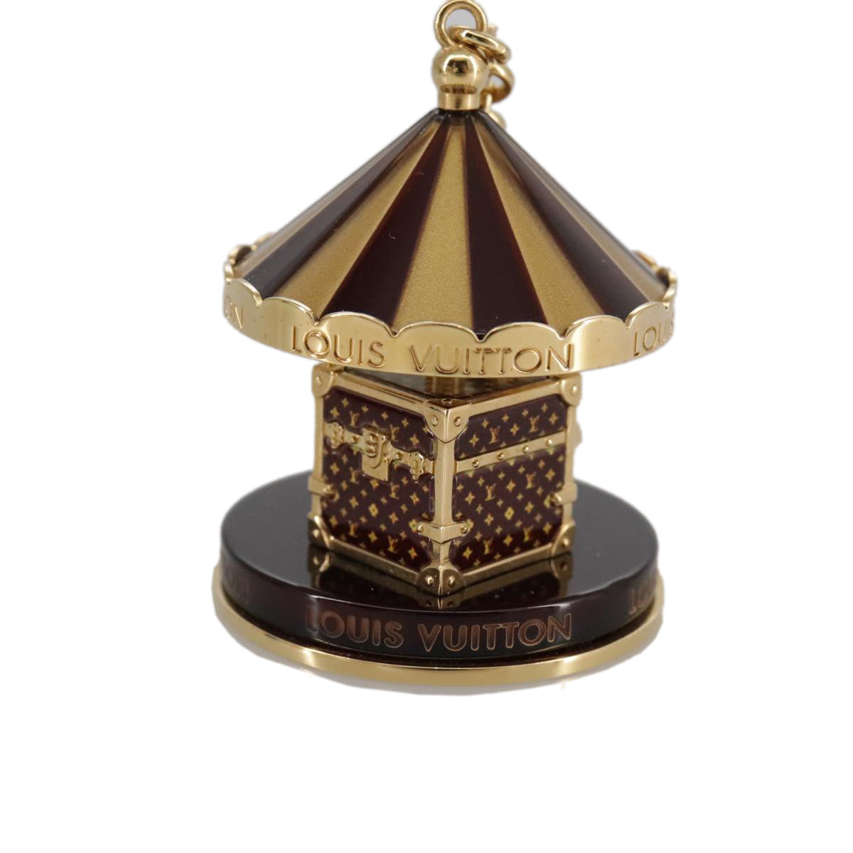 LOUIS VUITTON Bijoux Sac Carrousel Charm metal Gold M66782 LV 97979SA