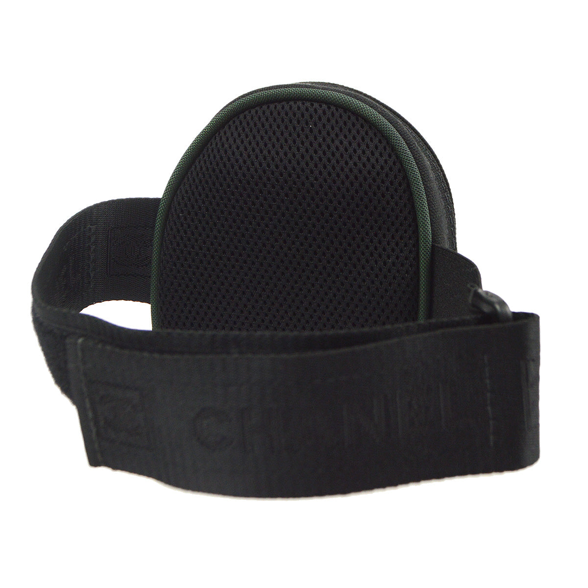Luxury Chanel Sports Line Leg Bag Pouch Black Green