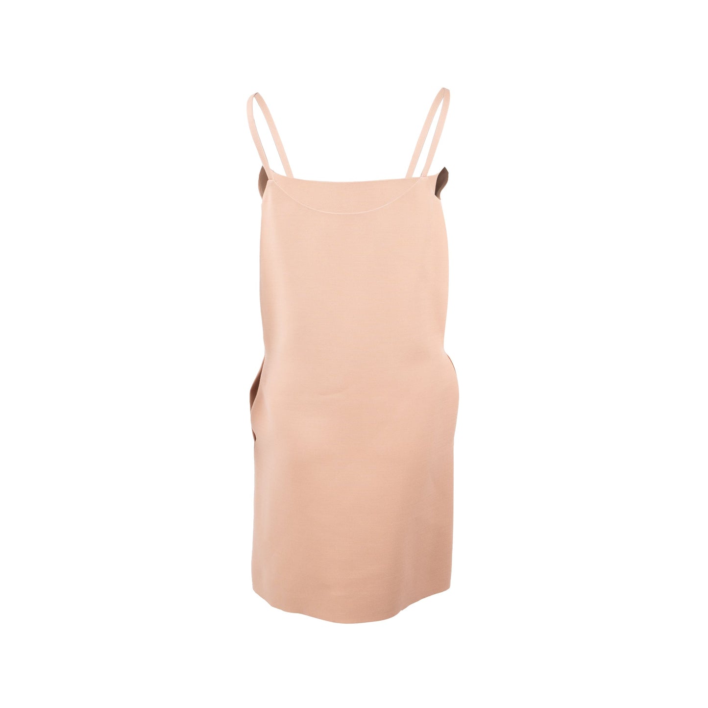 Luxury Dior Size 38 CD and Bee Classic Dress Wool/Silk Light Pink