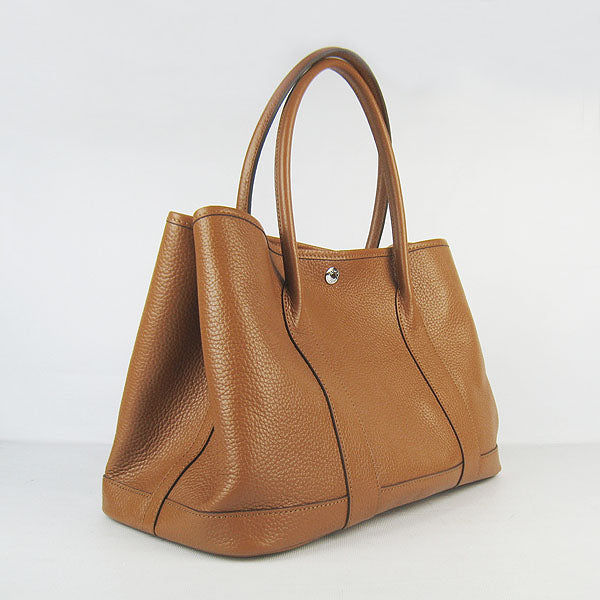 Luxury Hermes Garden Party Handbag H2808 Light Coffee