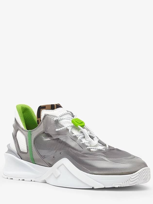 Luxury Fendi Flow Low Top Sneakers Grey