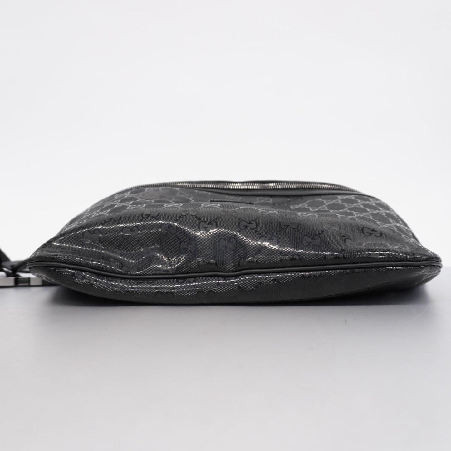 Luxury Gucci Trending 2025 Gg Imprimé  Patent Leather Clutch Bag ()