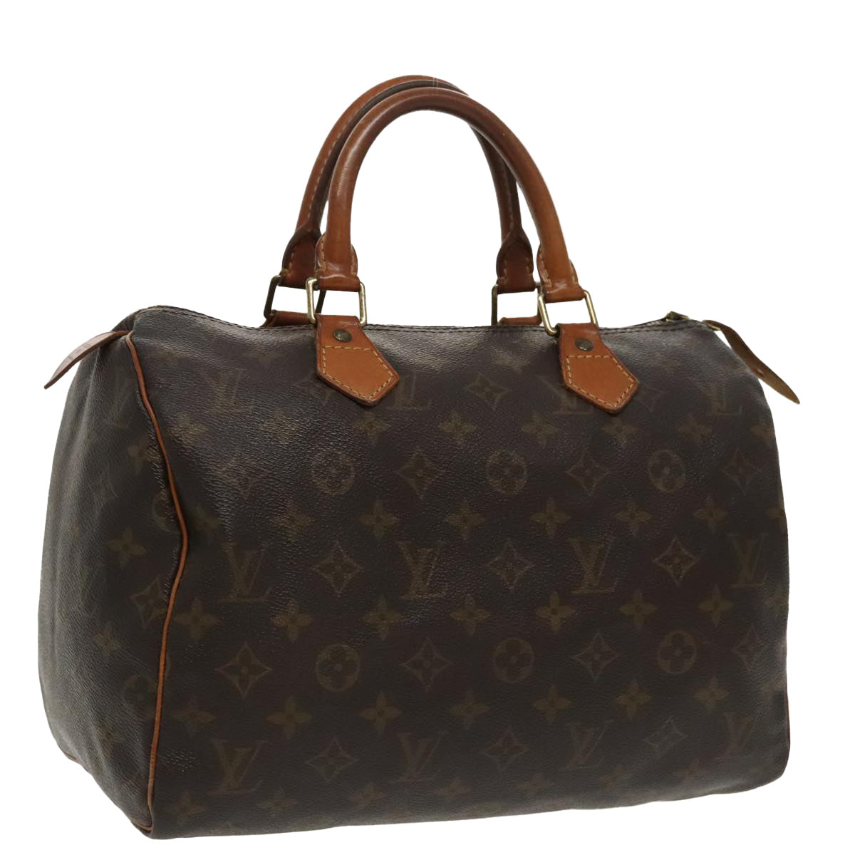 LOUIS VUITTON Monogram Speedy 30 Hand Bag M41526 LV 98002