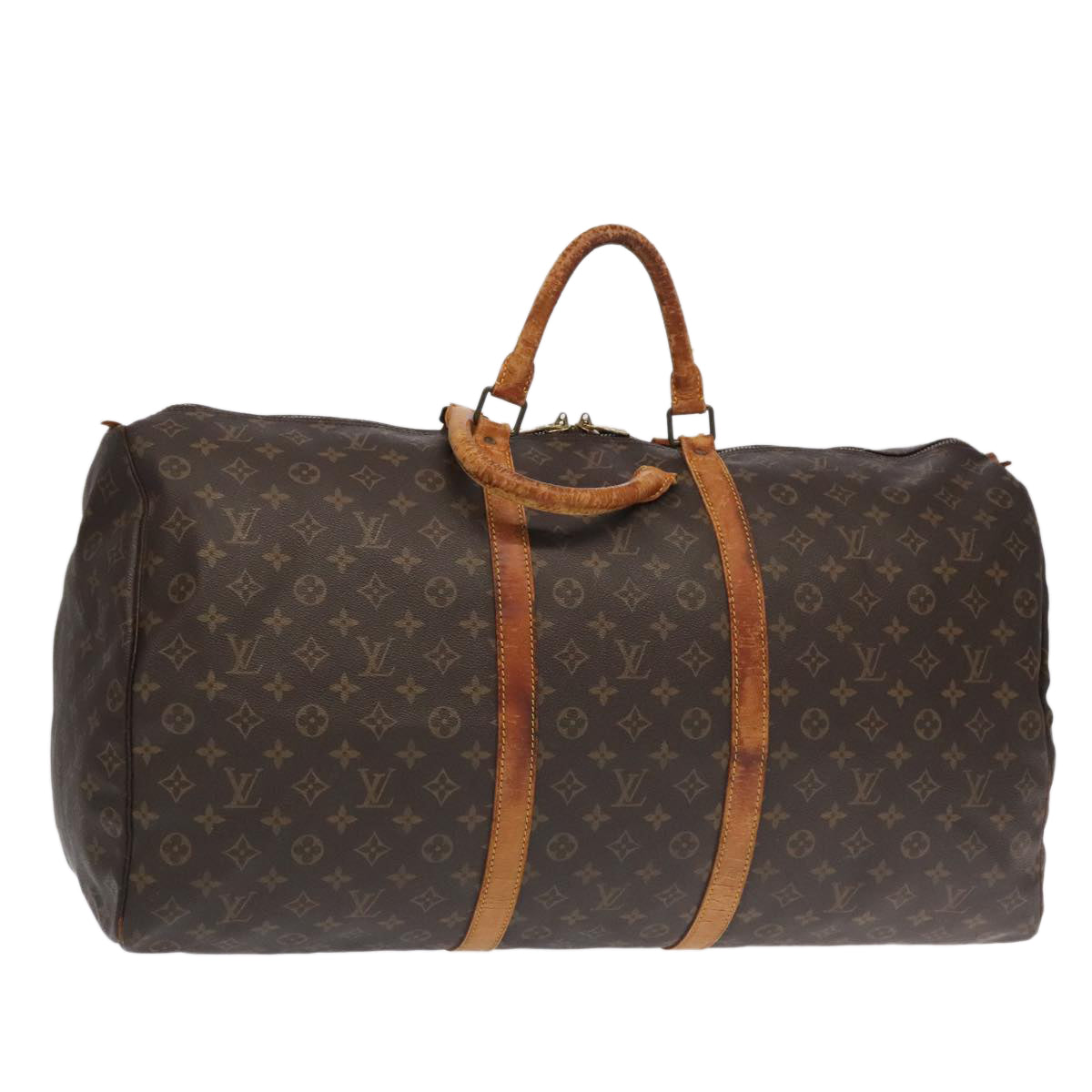 LOUIS VUITTON Monogram Keepall 60 Boston Bag M41422 LV 98008