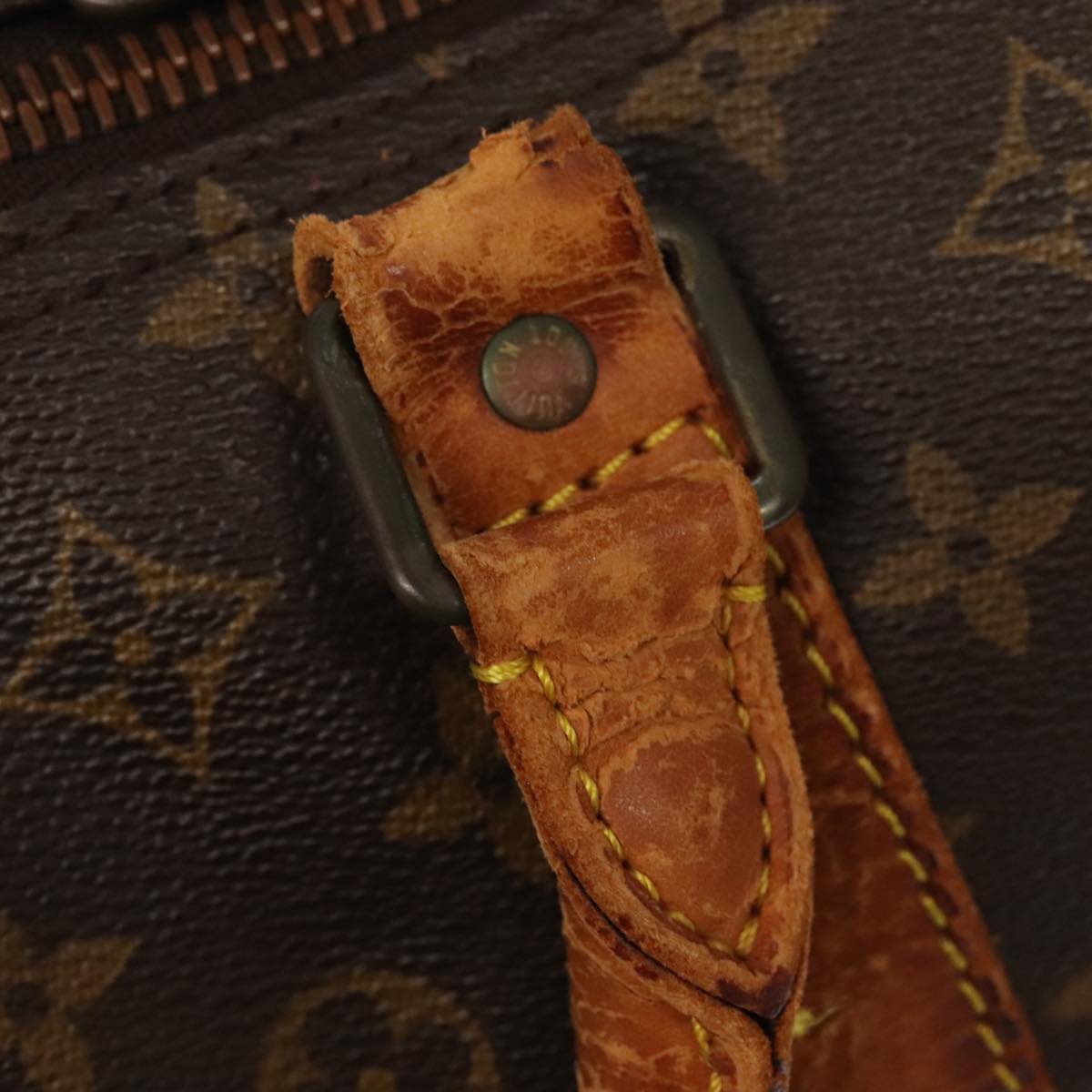 LOUIS VUITTON Monogram Keepall 60 Boston Bag M41422 LV 98008