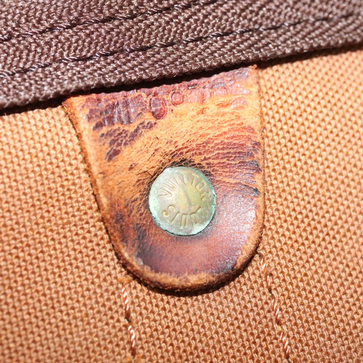 LOUIS VUITTON Monogram Keepall 60 Boston Bag M41422 LV 98008