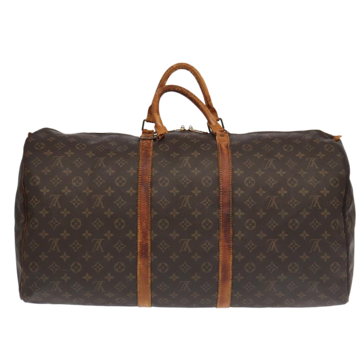 LOUIS VUITTON Monogram Keepall 60 Boston Bag M41422 LV 98008