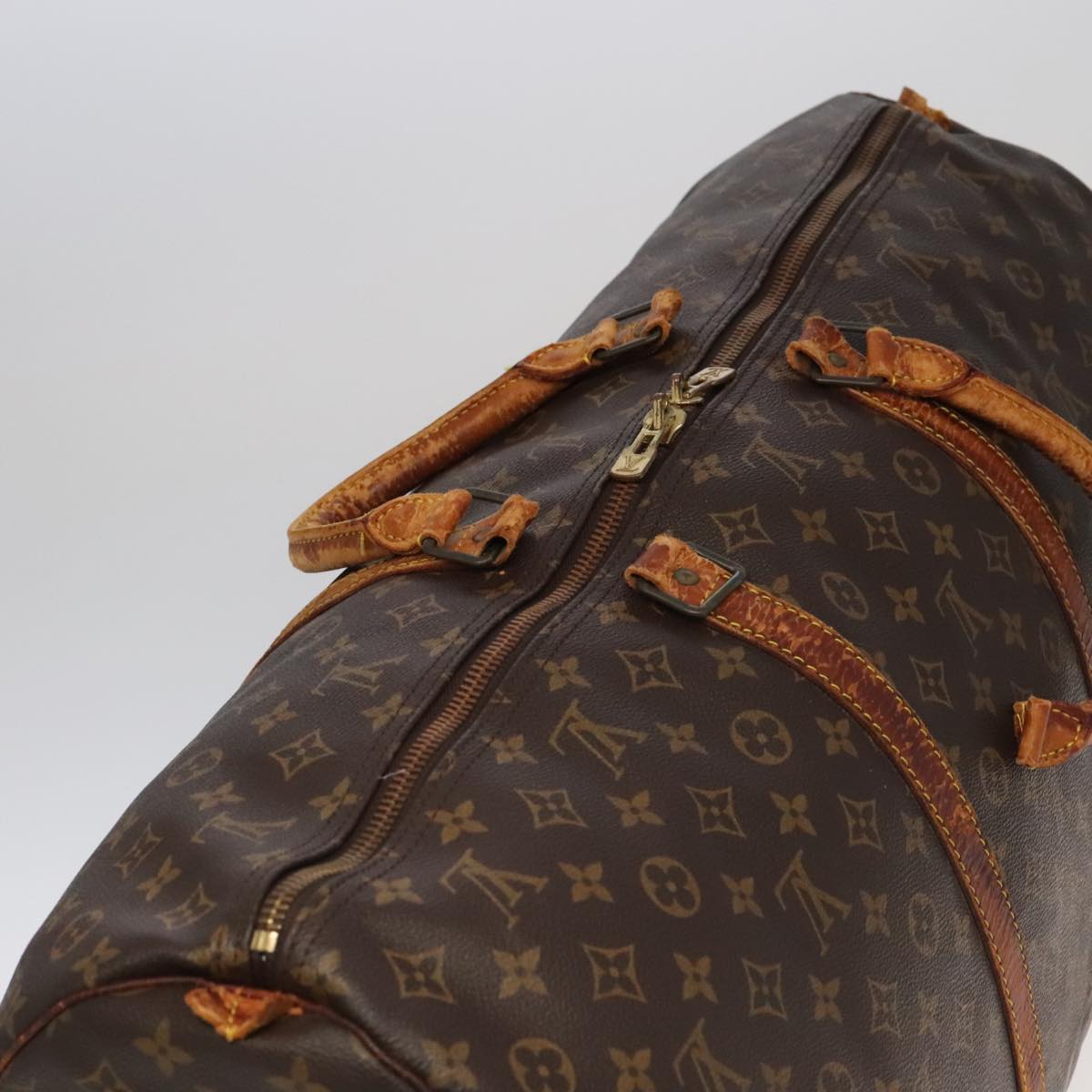 LOUIS VUITTON Monogram Keepall 60 Boston Bag M41422 LV 98008