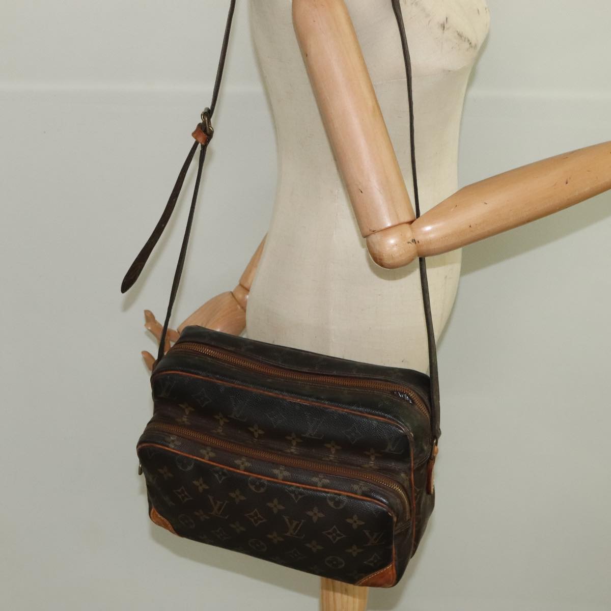 LOUIS VUITTON Monogram Nile Shoulder Bag M45244 LV 98010