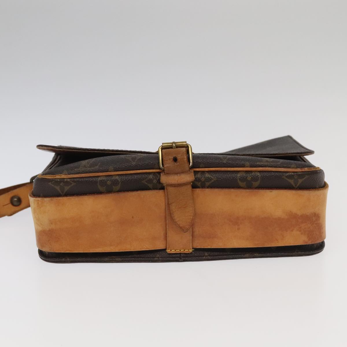 LOUIS VUITTON Monogram Cartouchiere GM Shoulder Bag M51252 LV 98011