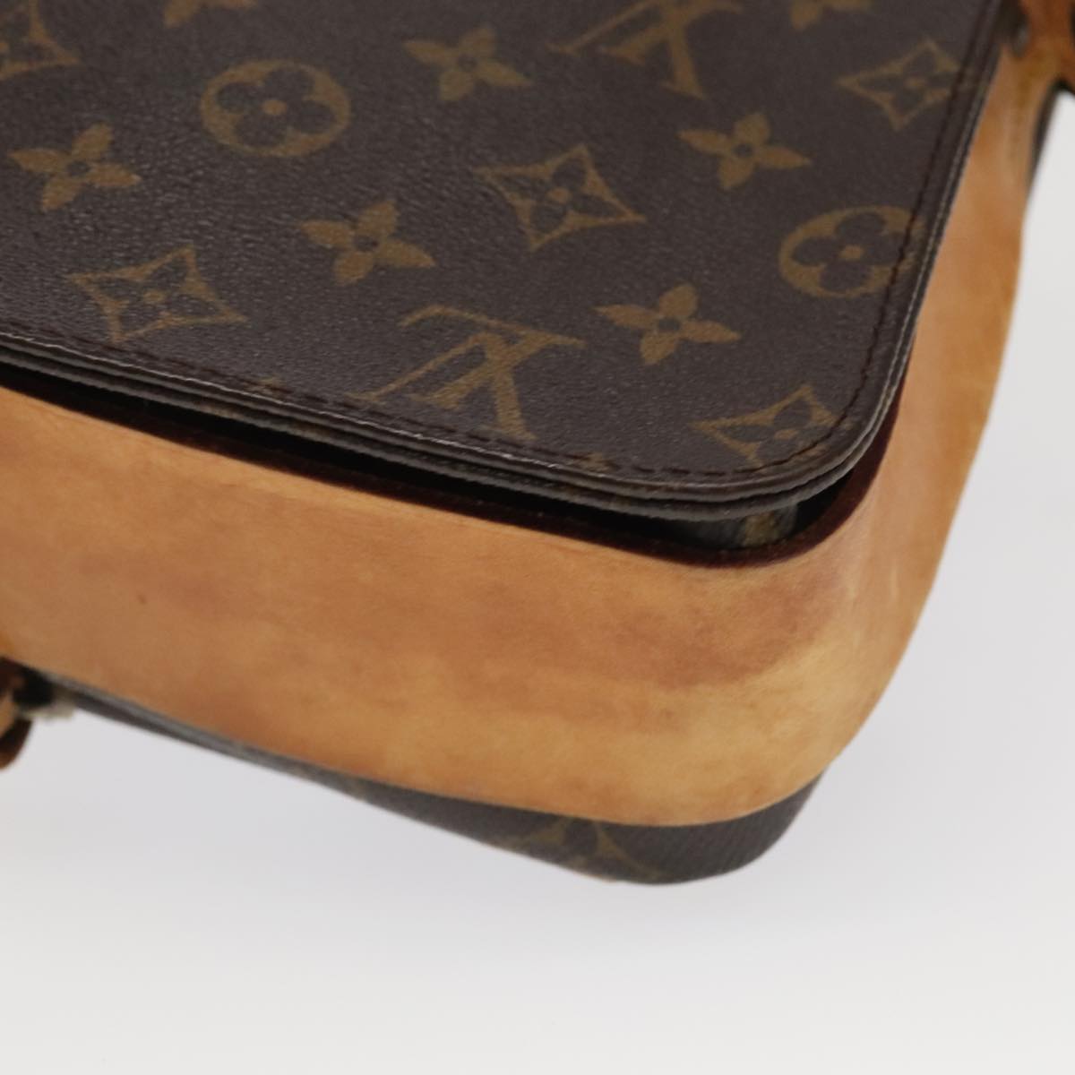 LOUIS VUITTON Monogram Cartouchiere GM Shoulder Bag M51252 LV 98011