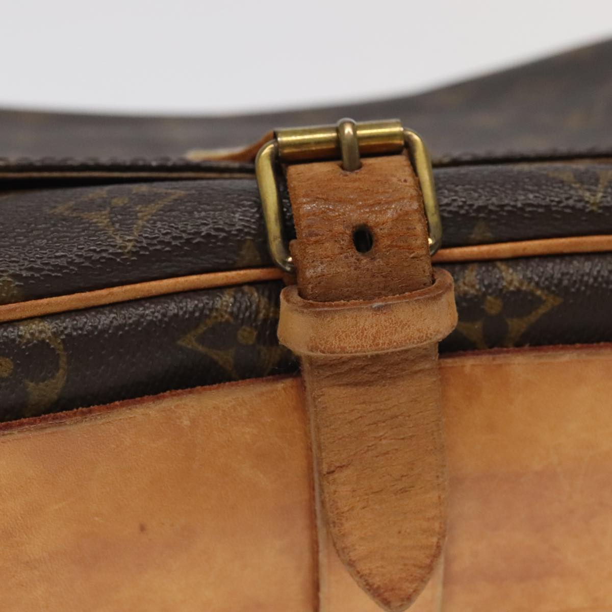 LOUIS VUITTON Monogram Cartouchiere GM Shoulder Bag M51252 LV 98011