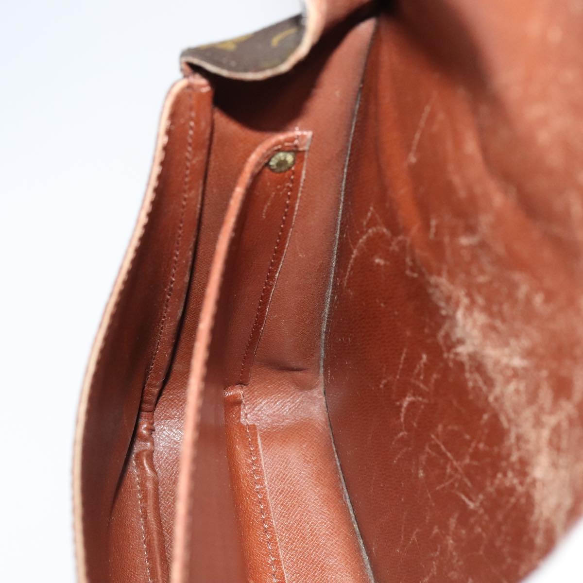 LOUIS VUITTON Monogram Cartouchiere GM Shoulder Bag M51252 LV 98011