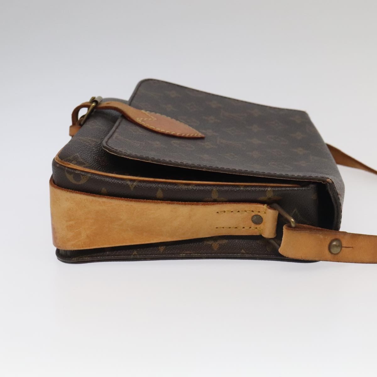 LOUIS VUITTON Monogram Cartouchiere GM Shoulder Bag M51252 LV 98011