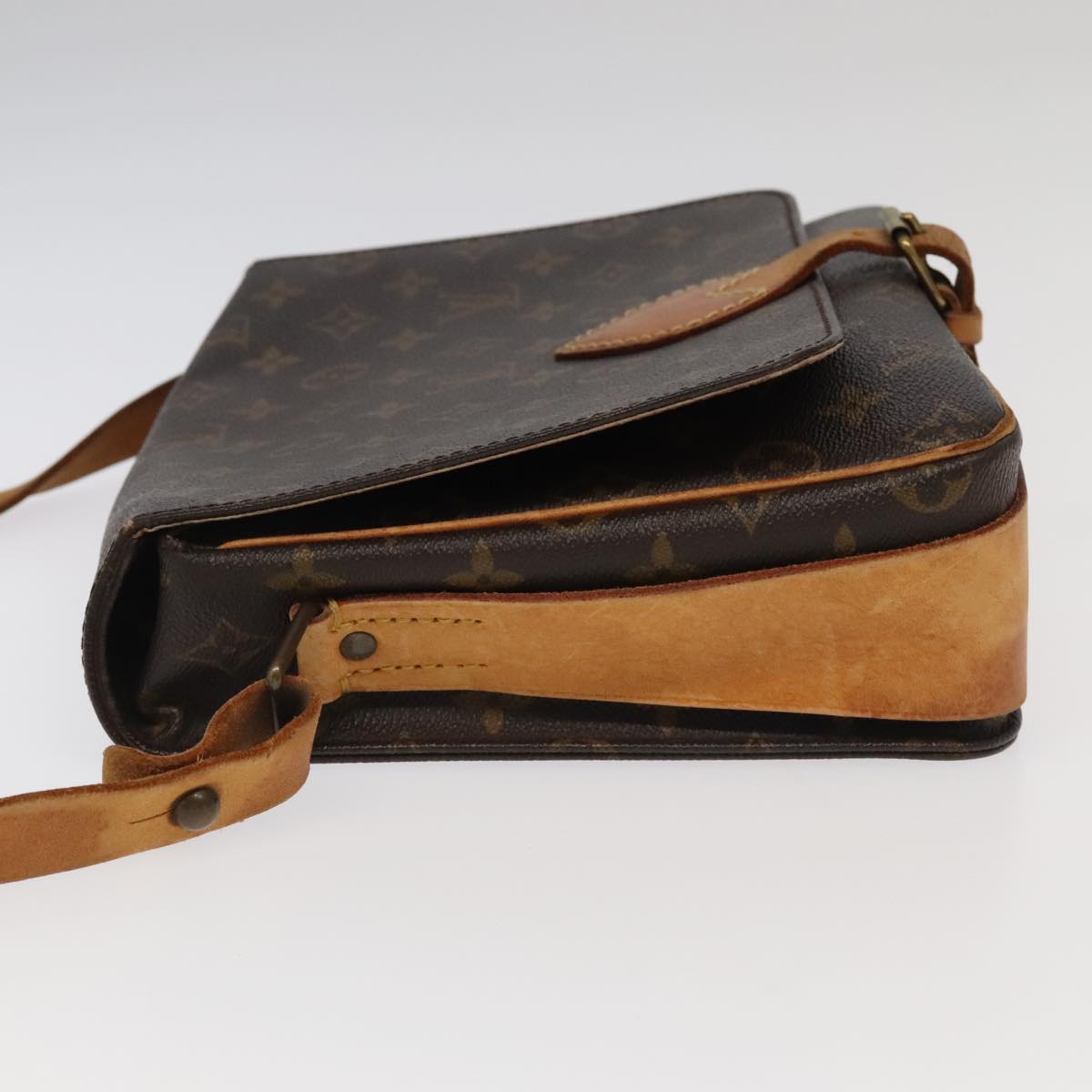 LOUIS VUITTON Monogram Cartouchiere GM Shoulder Bag M51252 LV 98011