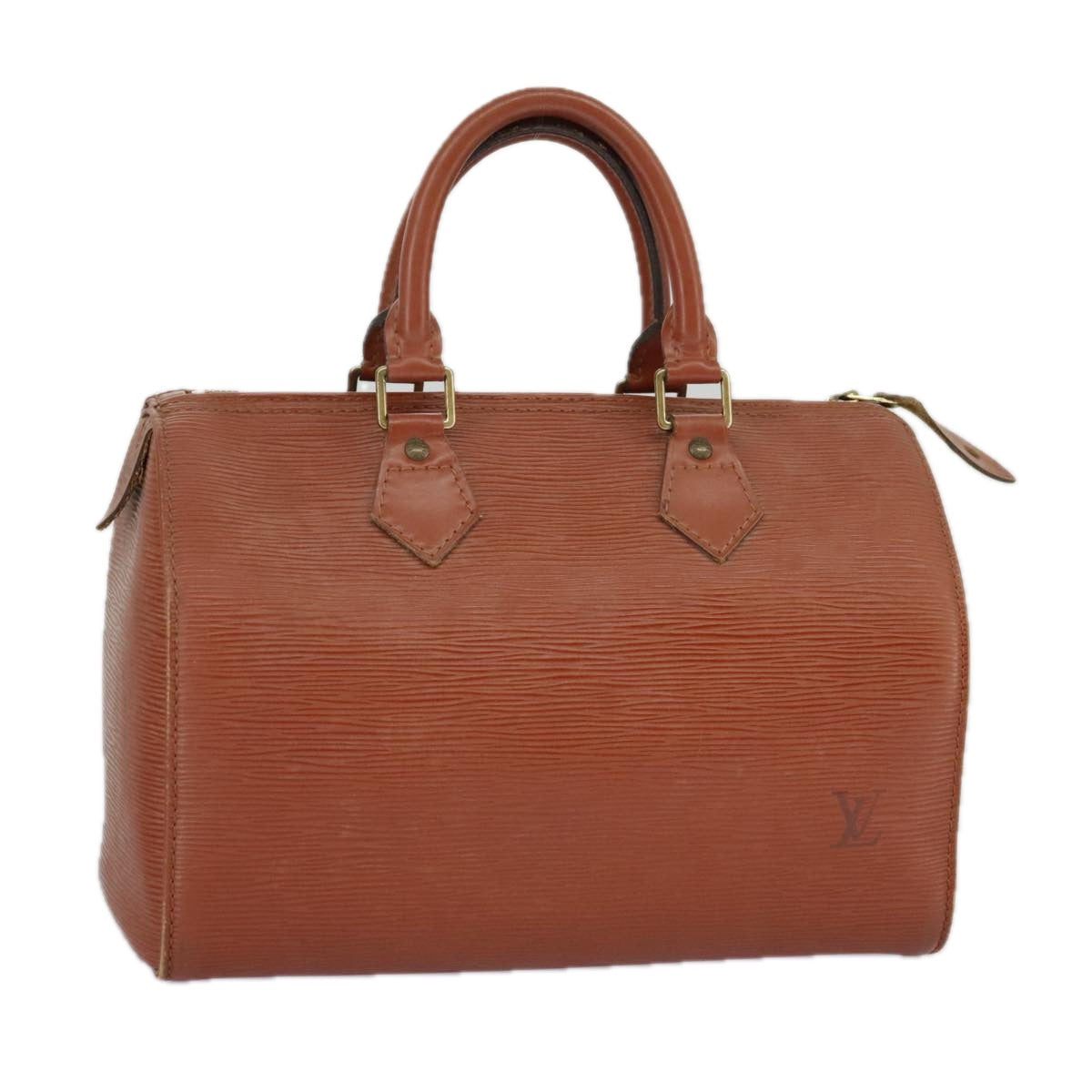 LOUIS VUITTON Epi Speedy 25 Hand Bag Brown M43013 LV 98012