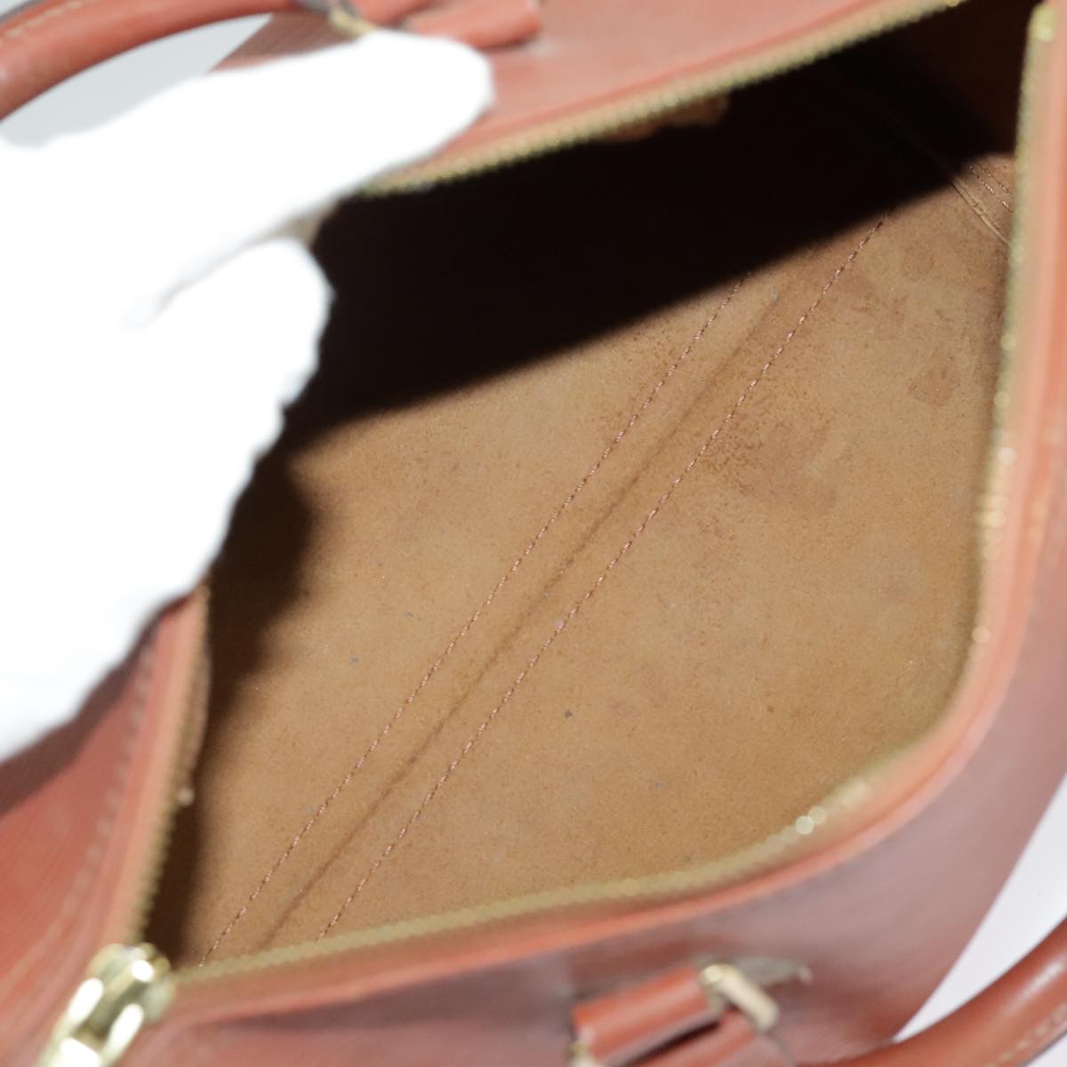 LOUIS VUITTON Epi Speedy 25 Hand Bag Brown M43013 LV 98012