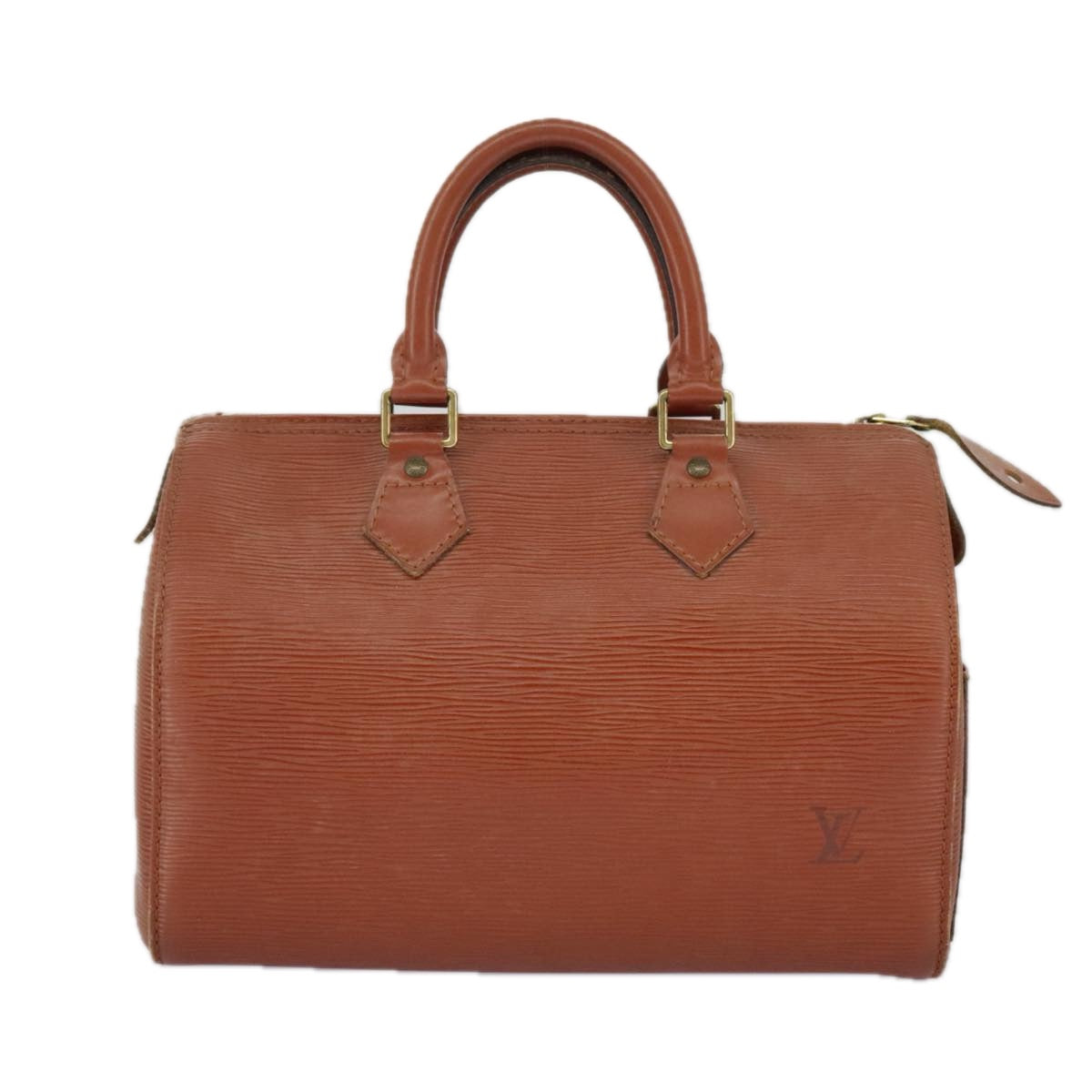 LOUIS VUITTON Epi Speedy 25 Hand Bag Brown M43013 LV 98012