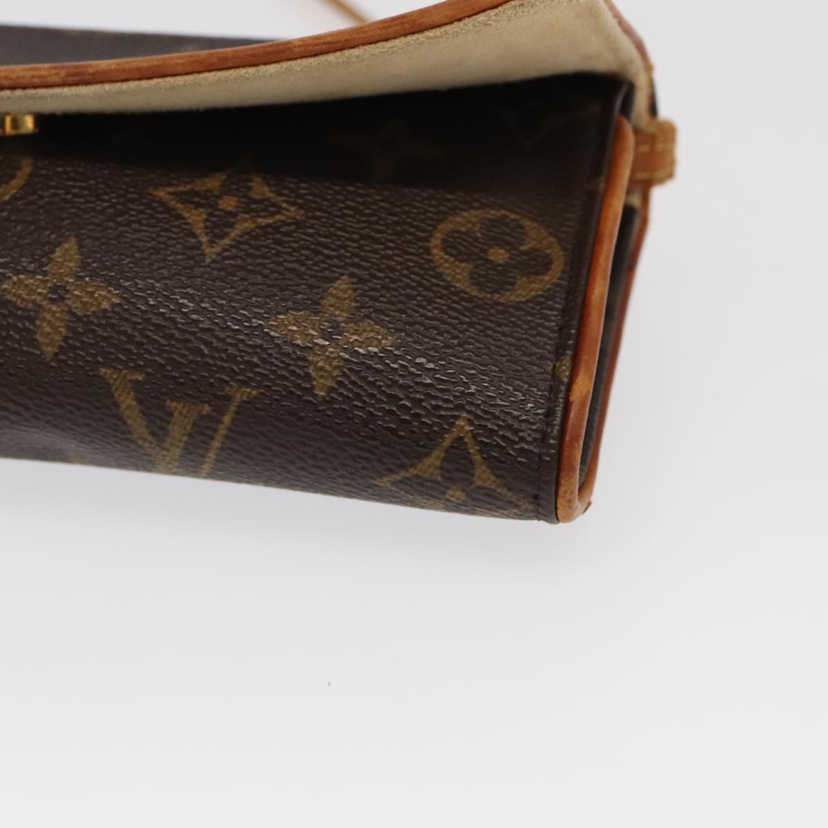 LOUIS VUITTON Monogram Pochette Twin PM Shoulder Bag M51854 LV 98019