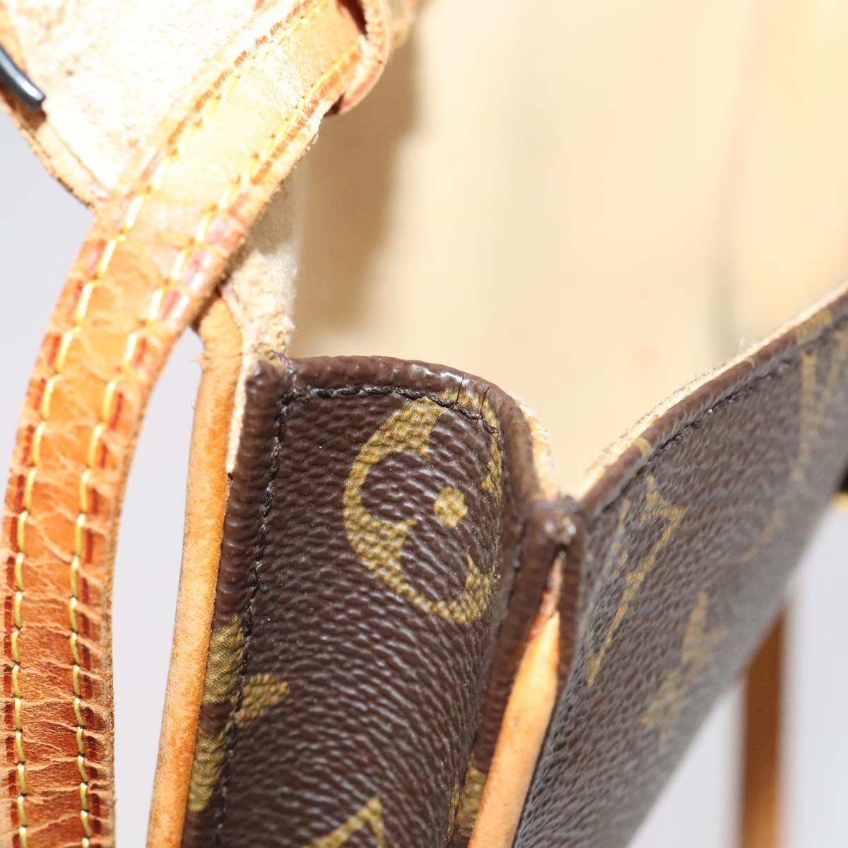 LOUIS VUITTON Monogram Pochette Twin PM Shoulder Bag M51854 LV 98019